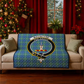 MacIntyre Hunting Ancient Tartan Crest Quilt